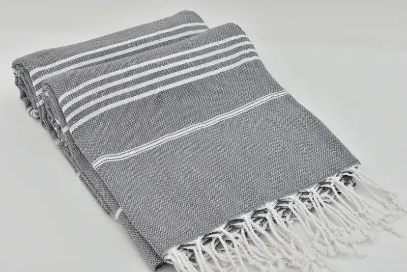 Sand-Resistant Peshtemal, Beach towel, Custom Towel Beach, Turkish bath towel, Custom Wedding Gift, 70x40 Cotton Striped Towel, Customized Towels - 6