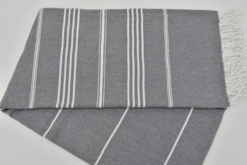 Sand-Resistant Peshtemal, Beach towel, Custom Towel Beach, Turkish bath towel, Custom Wedding Gift, 70x40 Cotton Striped Towel, Customized Towels - 4