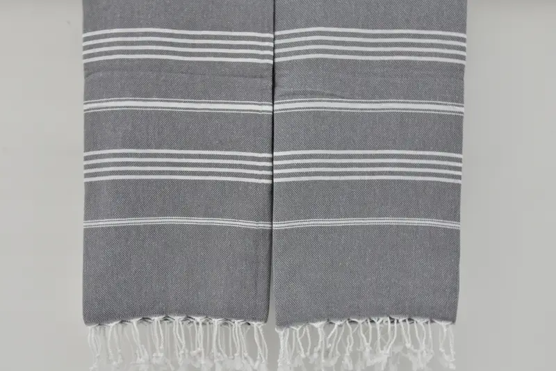 Sand-Resistant Peshtemal, Beach towel, Custom Towel Beach, Turkish bath towel, Custom Wedding Gift, 70x40 Cotton Striped Towel, Customized Towels - 7