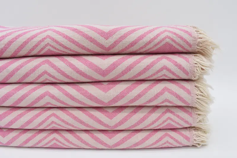 Summer Towel, Monogrammed Beach Towel, Bride Gift, Organic towel, Peshtemal Towel, Pool Towels, 70x40 Cotton Zigzag Design Towel, Turkish bath towel