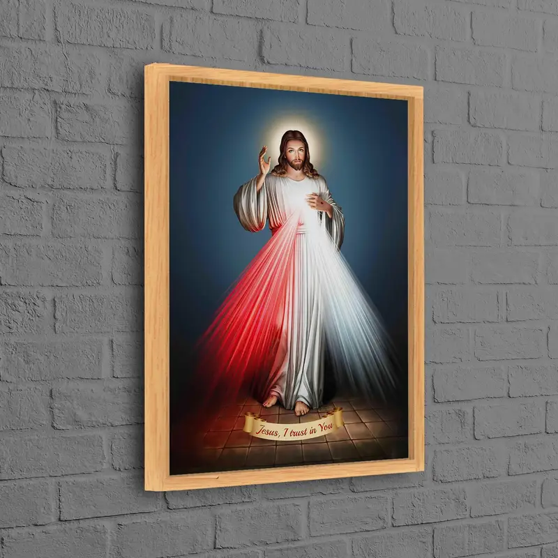 Trendy Divine Mercy Jesus Christ Canvas Print - Elegant Decor