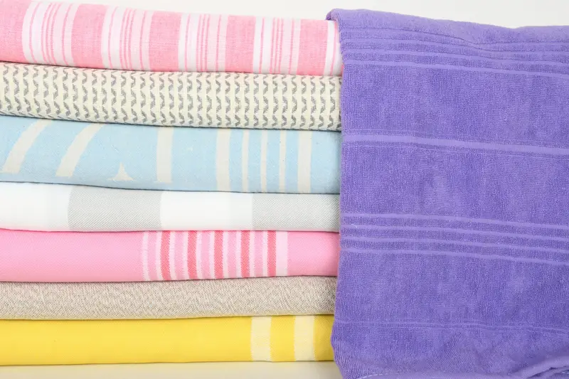 Turkish beach towel, Housewarming Gift, Fouta towel, Bulk Order Towel, House Warming Gift, Bachelorette Party Gifts, 70x40 Cotton Set of 8 Towel - 2