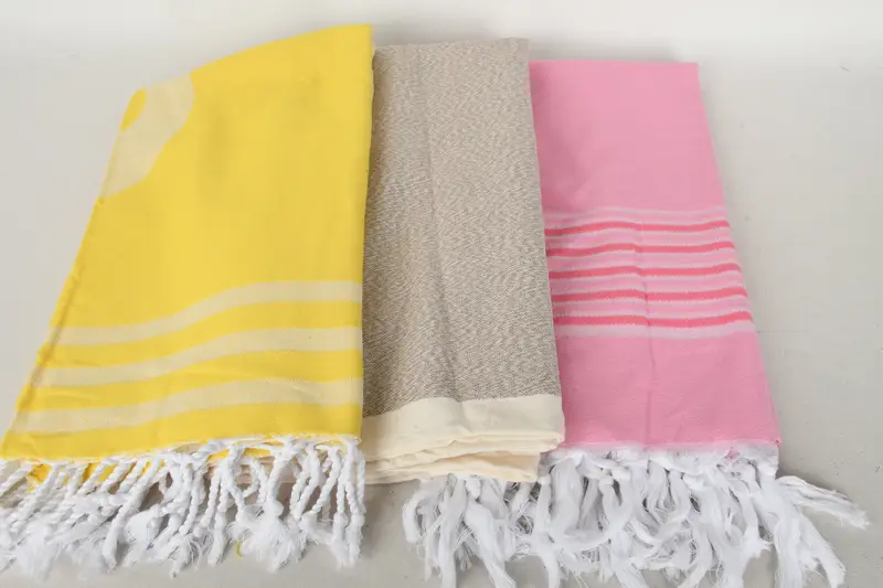 Turkish beach towel, Housewarming Gift, Fouta towel, Bulk Order Towel, House Warming Gift, Bachelorette Party Gifts, 70x40 Cotton Set of 8 Towel - 8