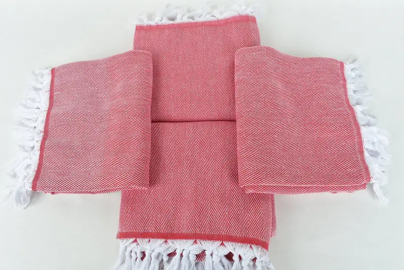 Family Gift Basket, Antibacterial Turkish peshtemal towel, Peshtemal Towel, Beach towel, 68x36 Cotton Herringbone Towel, Custom Gift, Memorial Gift - 6