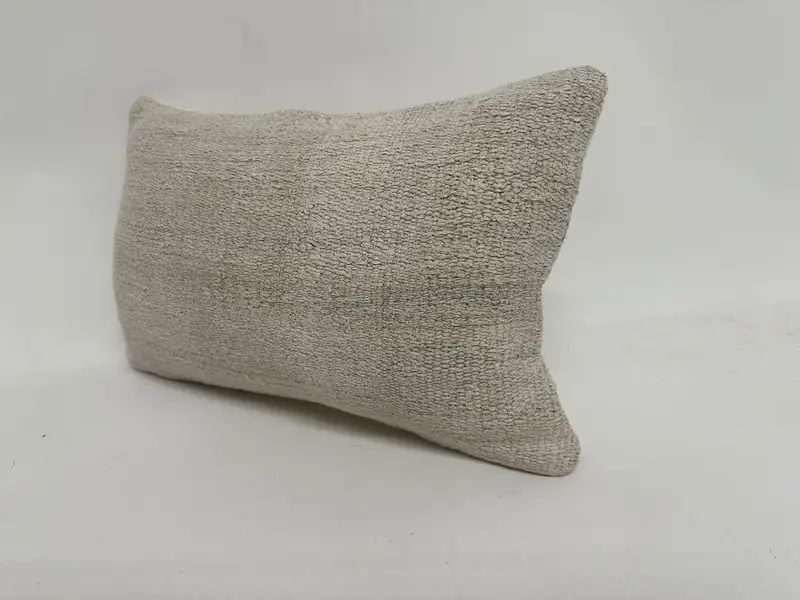12x20 White Pillow, Kilim Cushion Sham, Boho Throw Cushion, Vintage Pillow, Interior Designer Pillow, Cushion, Designer Throw Pillow - 4