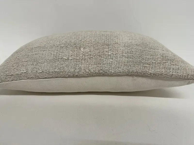12x20 White Pillow, Kilim Cushion Sham, Boho Throw Cushion, Vintage Pillow, Interior Designer Pillow, Cushion, Designer Throw Pillow - 5