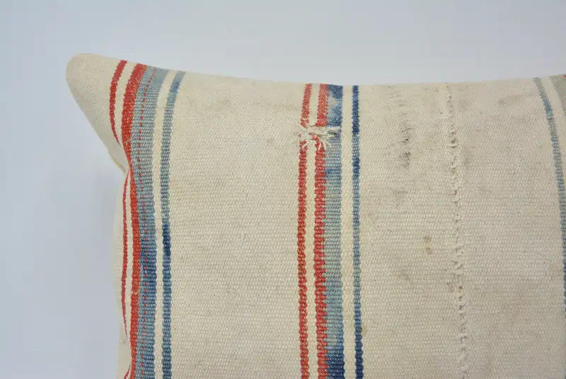Pillow Case, 16x24 White Pillow Cover, Interior Designer Pillow, Throw Kilim Pillow, Designer Throw Pillow, Handmade Kilim Cushion - 2