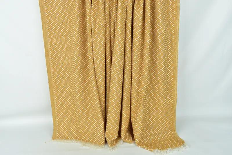 Woven Blanket, Personalized Blanket, Custom Shower Curtain, Welcome Wedding Gift, Personalized Gifts, 76x68 Cotton Herringbone Towel, Organic Throw - 8