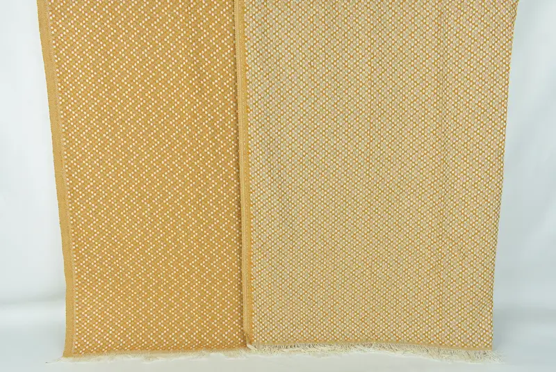 Woven Blanket, Personalized Blanket, Custom Shower Curtain, Welcome Wedding Gift, Personalized Gifts, 76x68 Cotton Herringbone Towel, Organic Throw - 7