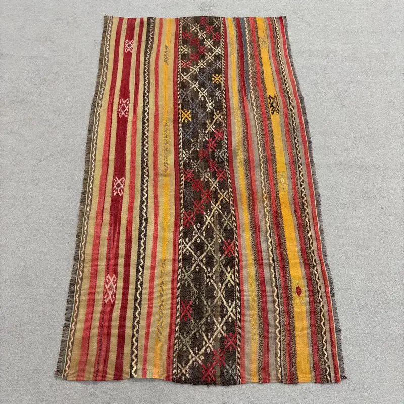 Yeşil Kamuflaj Halı, 5,1x2,8 ft Şık Dekor