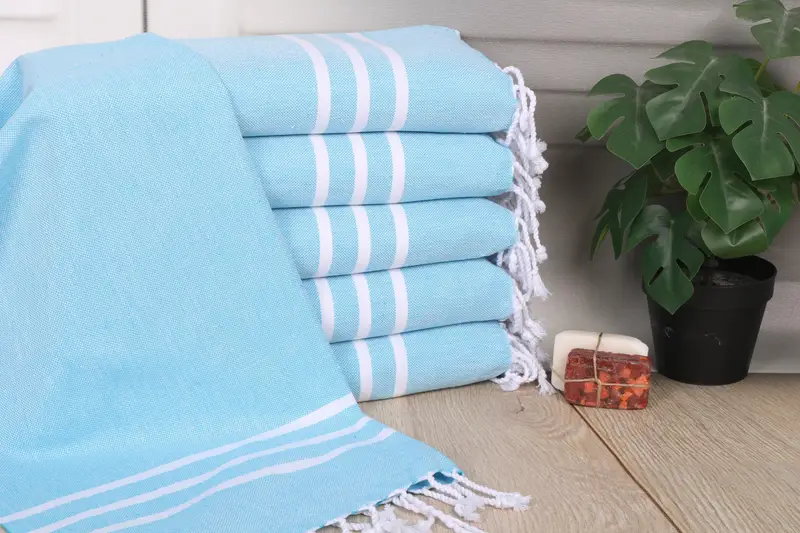 Spa Towel, 40x20 Cotton Striped Towel, Small Bath Towels, Monogram Kitchen Towel, Bridesmaid Proposal Gift, Personalized Dish Towel, Bachelor Towel - 1