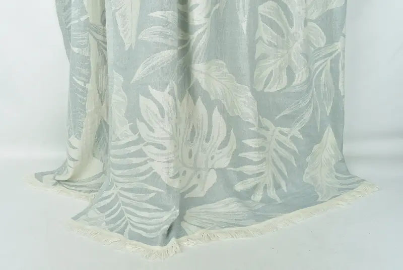 Gift For Wedding Day, Thanksgiving Tablecloth, 94x86 Cotton Floral Design Towel, Bridal Shower Gift, Spa Gift, Throw Blanket, Bachelorette Gifts - 2