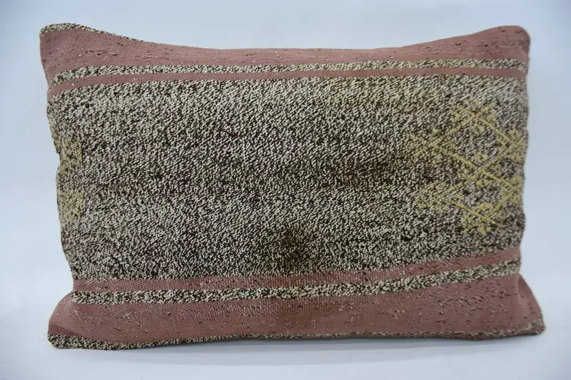 Vintage Pillow, Gift Pillow, Accent Throw Cushion Case, Turkish Pillow, Ethnic Pillow Case, 16x24 Beige Cushion Case, Cushion Cover - 5