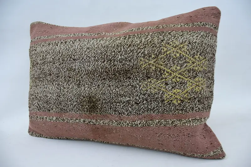 Vintage Pillow, Gift Pillow, Accent Throw Cushion Case, Turkish Pillow, Ethnic Pillow Case, 16x24 Beige Cushion Case, Cushion Cover - 3