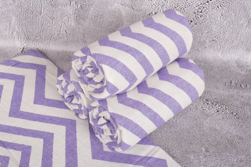 70x40 Cotton Zigzag Design Towel, Bridal Shower Favors, Best Beach Towel, Bachelor Bachelorette Party Favors, Personalized Gift For Her - 7
