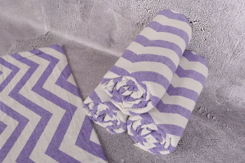 70x40 Cotton Zigzag Design Towel, Bridal Shower Favors, Best Beach Towel, Bachelor Bachelorette Party Favors, Personalized Gift For Her - 8