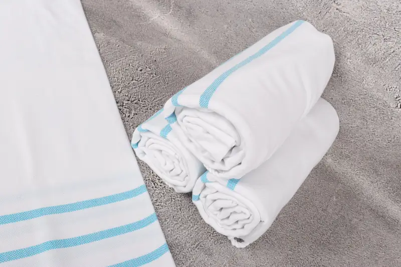 Turkish bath towel for spa, 70x40 Cotton Striped Towel, Turkish Towel USA, Yoga Towel, Wedding Favors, Maid Of Honor Gift, Bachelorette Party Favors - 8
