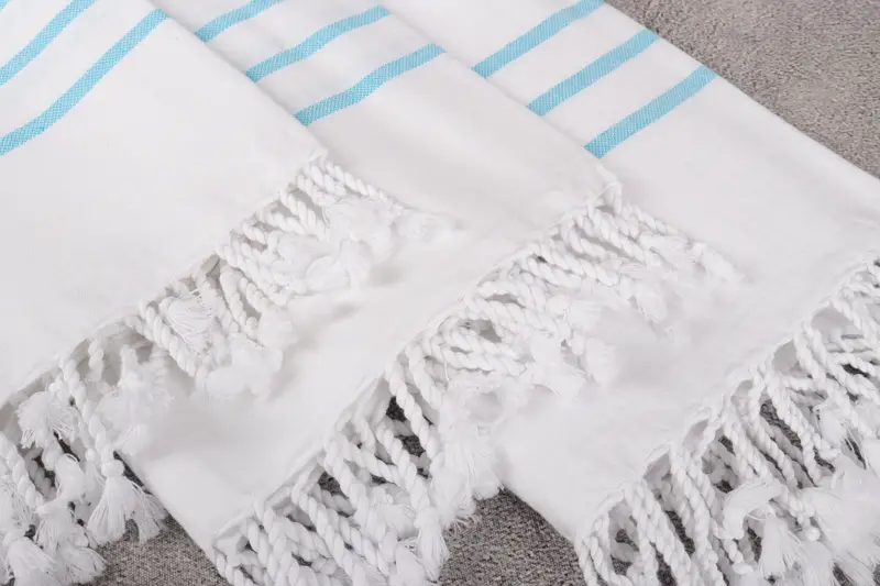 Turkish bath towel for spa, 70x40 Cotton Striped Towel, Turkish Towel USA, Yoga Towel, Wedding Favors, Maid Of Honor Gift, Bachelorette Party Favors - 5