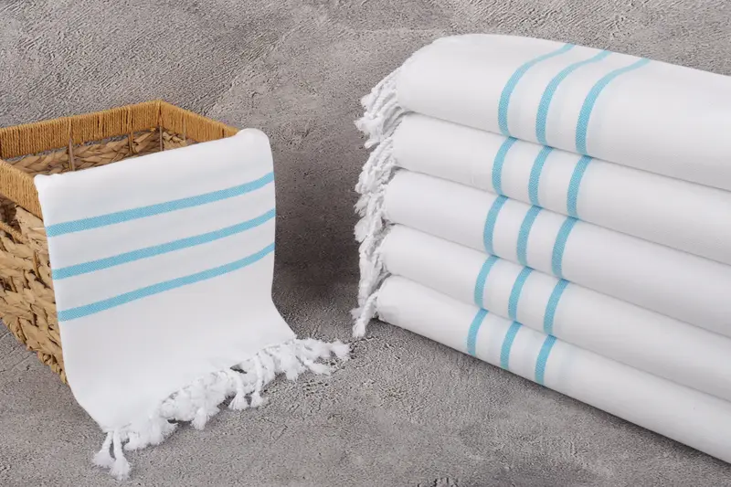 Turkish bath towel for spa, 70x40 Cotton Striped Towel, Turkish Towel USA, Yoga Towel, Wedding Favors, Maid Of Honor Gift, Bachelorette Party Favors - 3