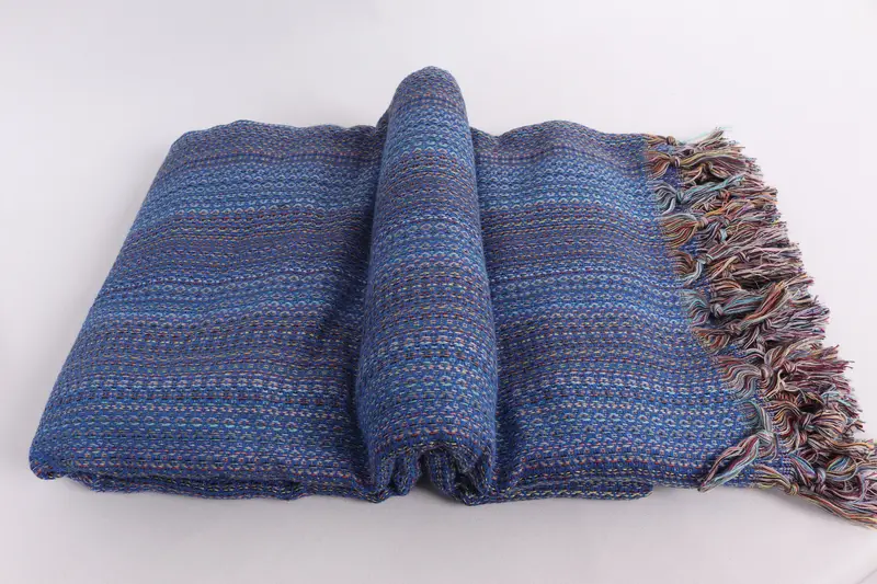 Wedding Favors, Boho Throw Blankets, House Warming Gift, Turkish Cotton Throw Blanket, Throw Blanket, 90x88 Cotton Colorful Diamond Towel - 6