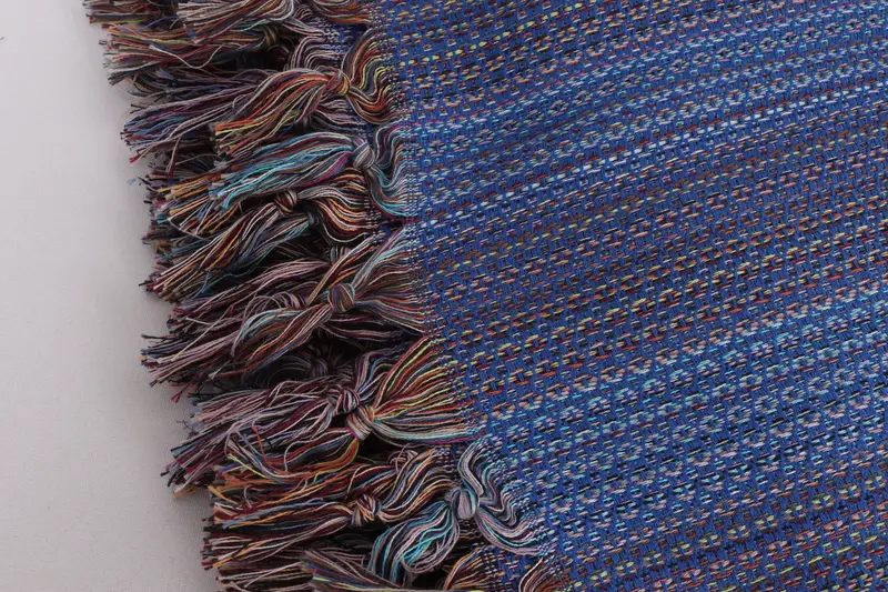 Wedding Favors, Boho Throw Blankets, House Warming Gift, Turkish Cotton Throw Blanket, Throw Blanket, 90x88 Cotton Colorful Diamond Towel - 7