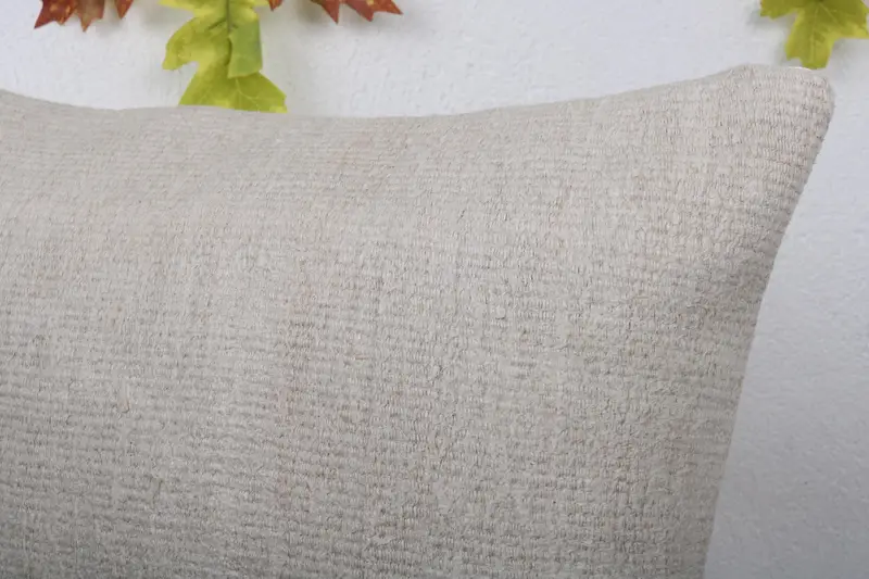 Pillow Cover, Boho Pillow Sham Cover, Rustic Cushion, Antique Pillows, Kilim Cushion Sham, 16x24 White Cushion Cover, Lounge Throw Pillow Cover - 5