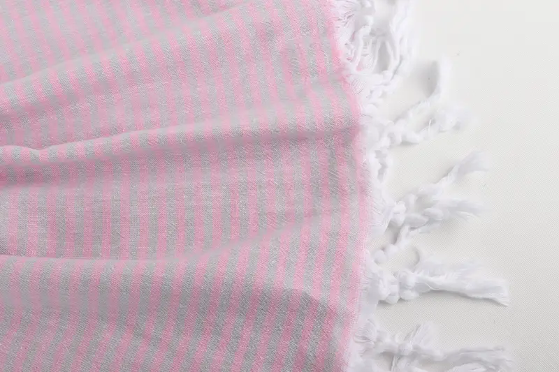 Monogrammed Beach Towel, Extra large Turkish bath towel, Personalized Gift, Organic towel, House Warming Gift, Spa Towel, 68x36 Cotton Striped Towel - 8