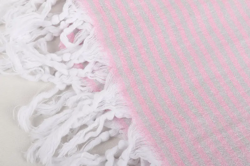 Monogrammed Beach Towel, Extra large Turkish bath towel, Personalized Gift, Organic towel, House Warming Gift, Spa Towel, 68x36 Cotton Striped Towel - 7