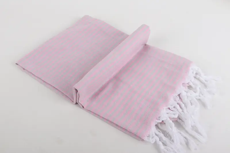 Monogrammed Beach Towel, Extra large Turkish bath towel, Personalized Gift, Organic towel, House Warming Gift, Spa Towel, 68x36 Cotton Striped Towel - 6