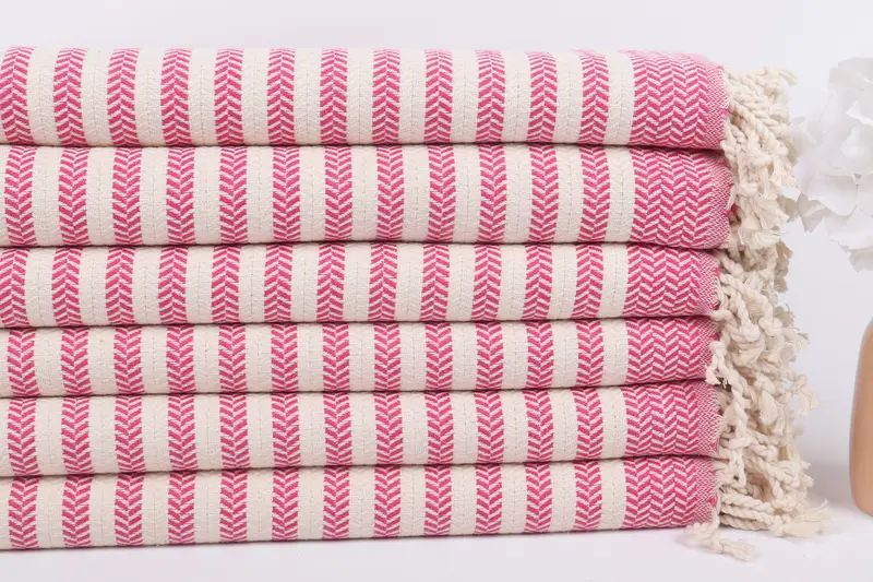 Organic towel, 70x40 Cotton Chevron Towel, Peshtemal, Turkish bath towel for spa, Custom Wedding Gift, Absorbent towel, Organic Cotton Towel - 3