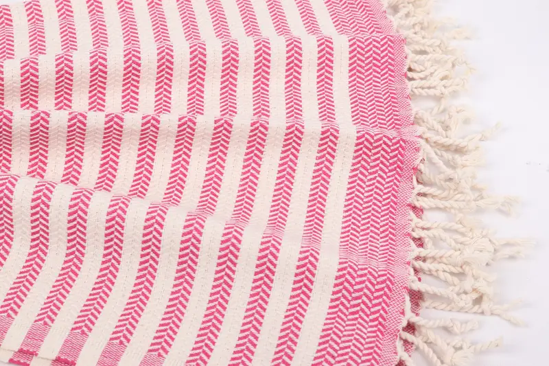 Organic towel, 70x40 Cotton Chevron Towel, Peshtemal, Turkish bath towel for spa, Custom Wedding Gift, Absorbent towel, Organic Cotton Towel - 8