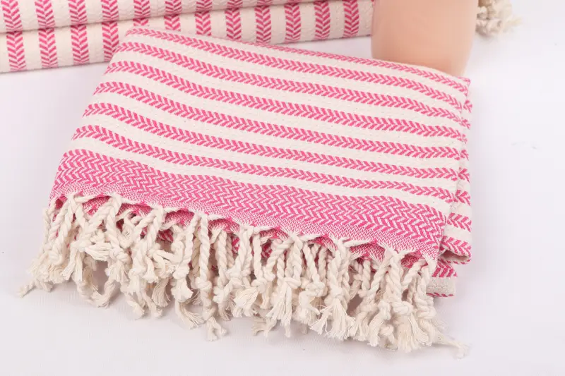 Organic towel, 70x40 Cotton Chevron Towel, Peshtemal, Turkish bath towel for spa, Custom Wedding Gift, Absorbent towel, Organic Cotton Towel - 5