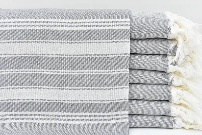70x40 Cotton Herringbone Towel, Thin towel, Personalized Wedding Gift For Couple, Soft towel, Turkish Towel Monogram, Bachelorette Gifts - 5