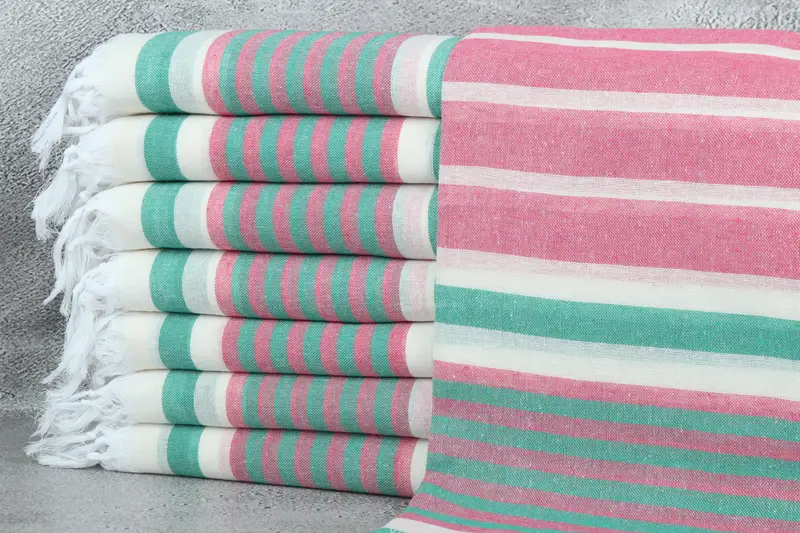 68x40 Cotton Striped Towel, Bachelor Party Gifts, Scarf Towel, Best Beach Towel, Beach Towel Gift, Personalized Beach Towel, Gift For Wedding Day - 1