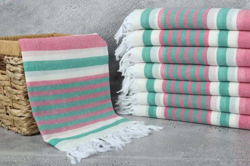 68x40 Cotton Striped Towel, Bachelor Party Gifts, Scarf Towel, Best Beach Towel, Beach Towel Gift, Personalized Beach Towel, Gift For Wedding Day - 3