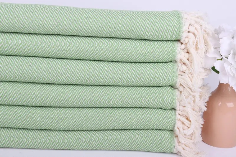 Custom Wedding Towel, Family Gift, Girls Weekend Favors, 70x40 Cotton Chevron Towel, Yoga Towel, Turkish Towel USA, Custom Gift, Wedding Gifts Towel - 3