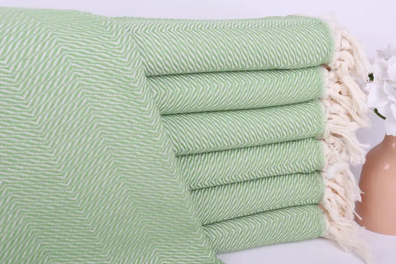 Custom Wedding Towel, Family Gift, Girls Weekend Favors, 70x40 Cotton Chevron Towel, Yoga Towel, Turkish Towel USA, Custom Gift, Wedding Gifts Towel - 1