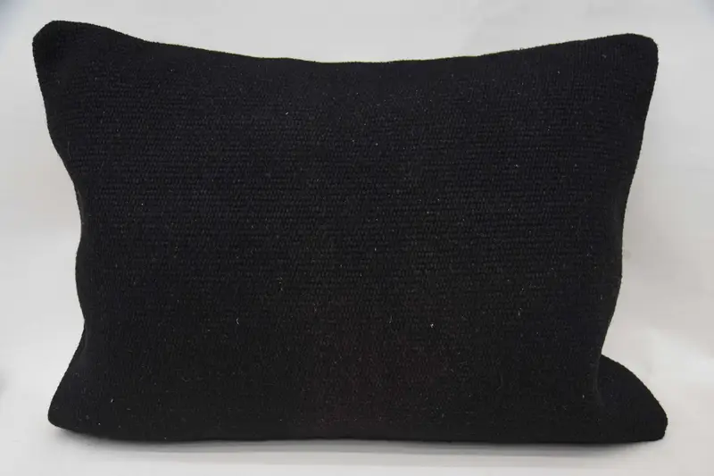 20x28 Black Pillow, Vintage Kilim Pillow, Cushion, Accent Pillow Cover, Kilim Cushion Sham, Gift Pillow, Bolster Throw Pillow Cover - 4