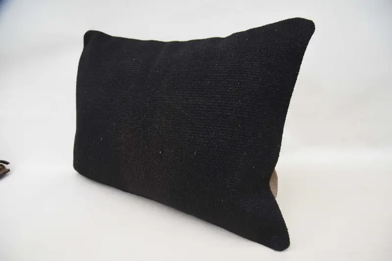 20x28 Black Pillow, Vintage Kilim Pillow, Cushion, Accent Pillow Cover, Kilim Cushion Sham, Gift Pillow, Bolster Throw Pillow Cover - 5