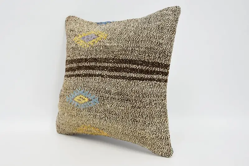Gift Pillow, Home Decor Pillow, Interior Designer Pillow, Outdoor Throw Pillow Sham, Cushion Cover, Farmhouse Pillow Cover, 12x12 Brown Pillow Cover - 4