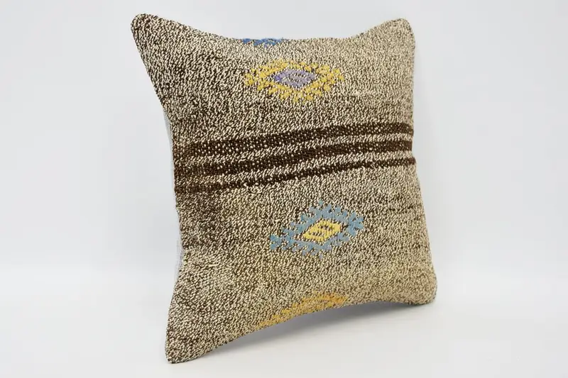 Gift Pillow, Home Decor Pillow, Interior Designer Pillow, Outdoor Throw Pillow Sham, Cushion Cover, Farmhouse Pillow Cover, 12x12 Brown Pillow Cover - 3