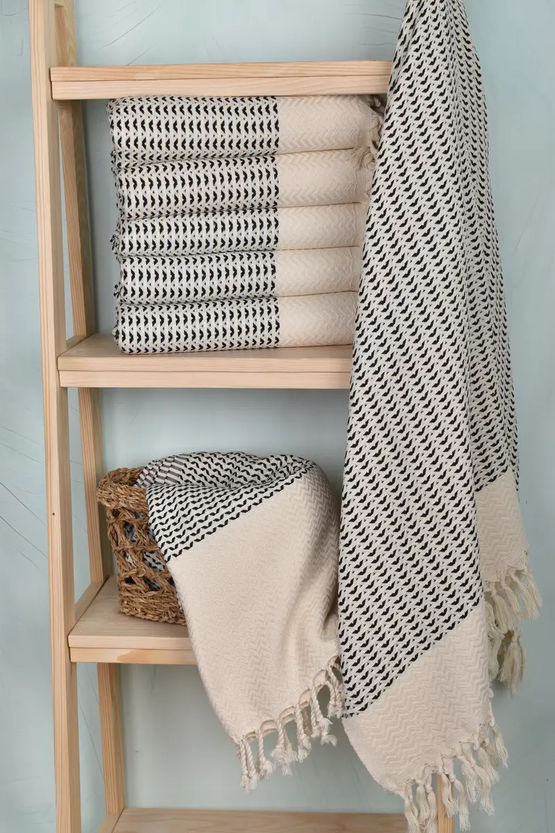76x40 Cotton Diamond Towel, Summer Towel, Summer Gift, Bridesmaid Gifts Personalized, Turkish towel, Peshtemal Towel, Beach Theme Wedding Gift - 3