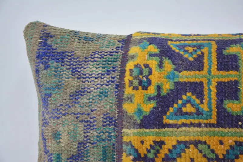 Garden Cushion, Car Pillow Cover, 12x24 Orange Cushion Cover, Interior Designer Pillow, Handmade Kilim Cushion, Cushion, Kilim Pillow - 2