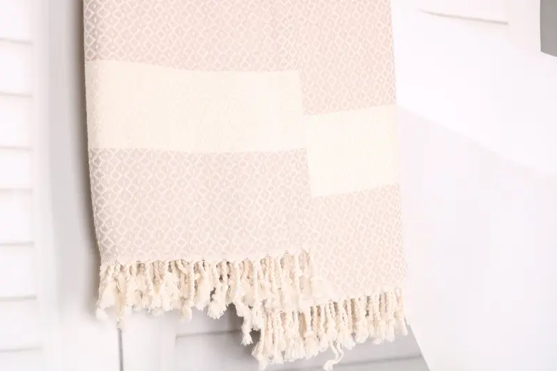 Handwoven Turkish bath towel, Personalized Turkish Towel, Gifts For Him, Home Decor Gifts, 70x40 Cotton Geometric Towel, Valentines Day Gift For Him - 8