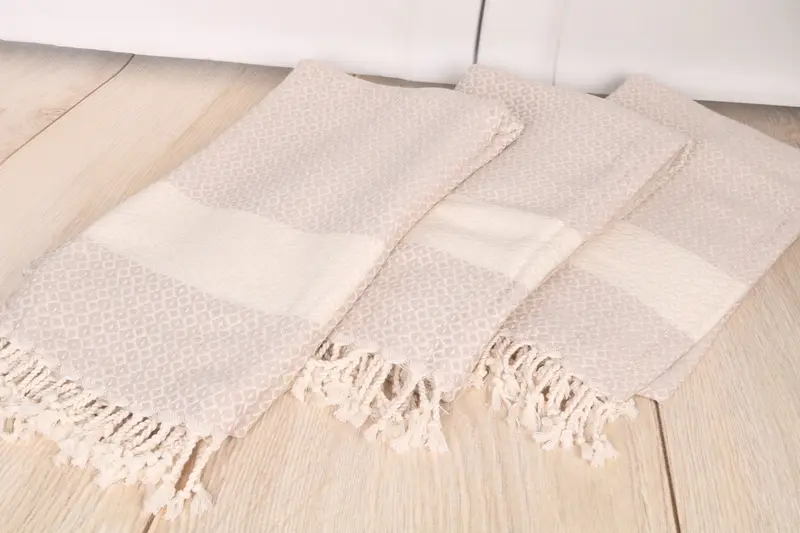 Handwoven Turkish bath towel, Personalized Turkish Towel, Gifts For Him, Home Decor Gifts, 70x40 Cotton Geometric Towel, Valentines Day Gift For Him - 6