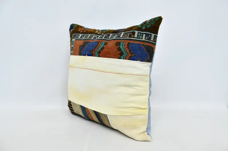 Aesthetic Pillow, Interior Designer Pillow, Cushion Case, Kilim Pillow Cover, Floor Cushion Cover, 24x24 Red Pillow Case, Gift Pillow - 4