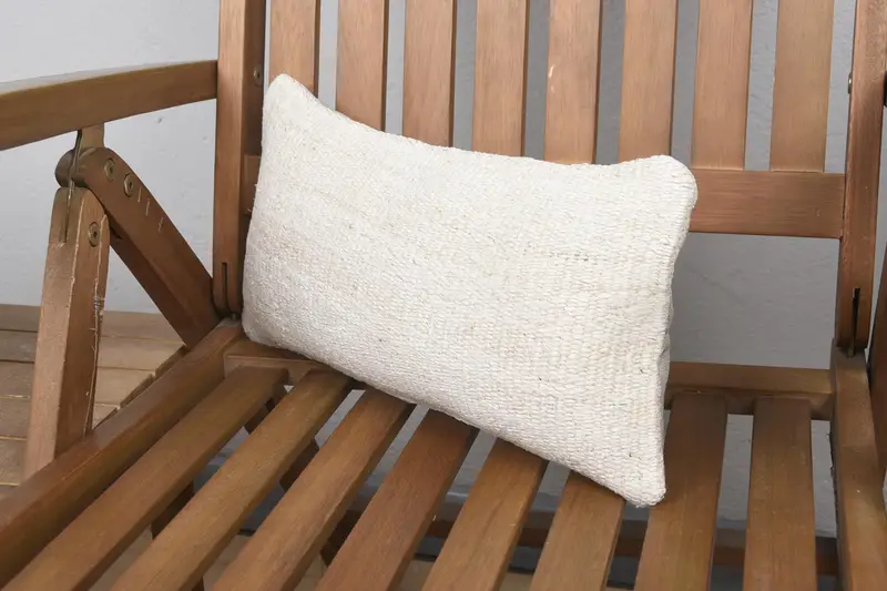 Shabby Chic Cushion, 8x16 Beige Pillow Sham, Pillow Case, Customized Pillow Cover, Ethnical Kilim Rug Pillow, Turkish Pillow, Kilim Pillow Cover - 3