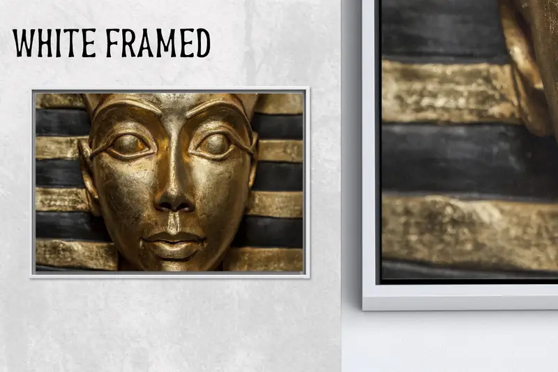 Altın Firavun Kanvas Tablo: Modaya Uygun Mısır Sanatsal Baskı