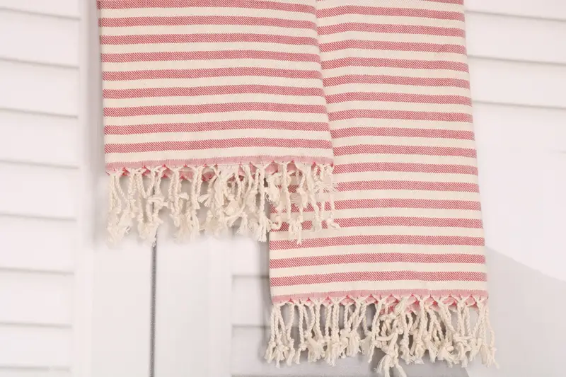 Turkish Tea Towel, 40x24 Cotton Striped Towel, Best Friend Christmas Gift, Turkish Towel Hand Towel, Monogram Kitchen Towel, Monogram Towels - 8
