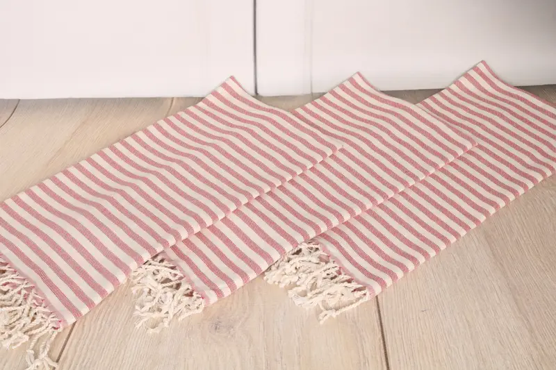 Turkish Tea Towel, 40x24 Cotton Striped Towel, Best Friend Christmas Gift, Turkish Towel Hand Towel, Monogram Kitchen Towel, Monogram Towels - 6